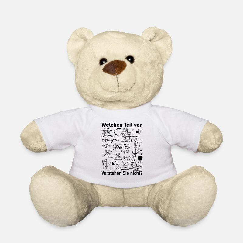 Mathe Witz - Mathematiker Mathematik Lehrer - Teddy - Weiß