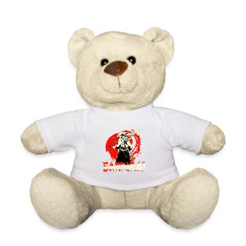 Samurai Kampfsportler Japan - Teddy - Weiß - Vorne