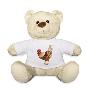 Hahn - Teddy - Weiß - Vorne
