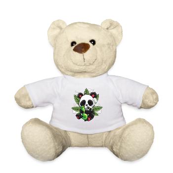 Cute Panda Smoking Weed - Teddy - Weiß - Vorne