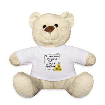 Ergothérapeute Ergothérapeute - Nounours - blanc - Devant