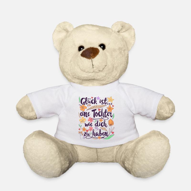 Tochter Geschenk für Töchter Geschenke - Teddy - Weiß