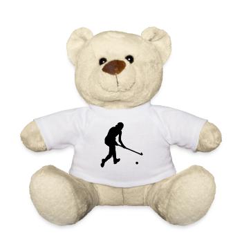 Hockey hockey de hockey cadeau de joueur équipe - Nounours - blanc - Devant