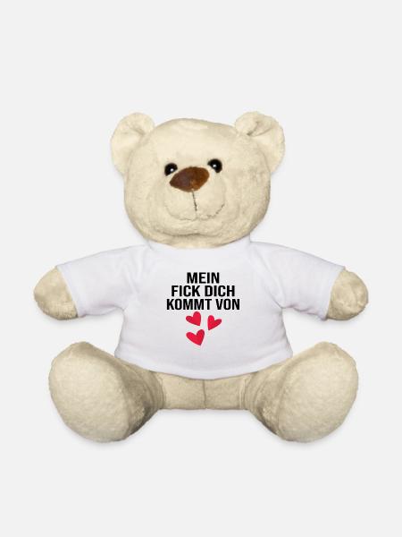 Lustige Sprüche Beleidigungen Sarkasmus - Teddy - Weiß