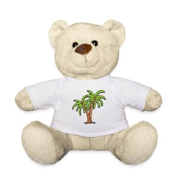 Palmen - Teddy - Weiß - Vorne
