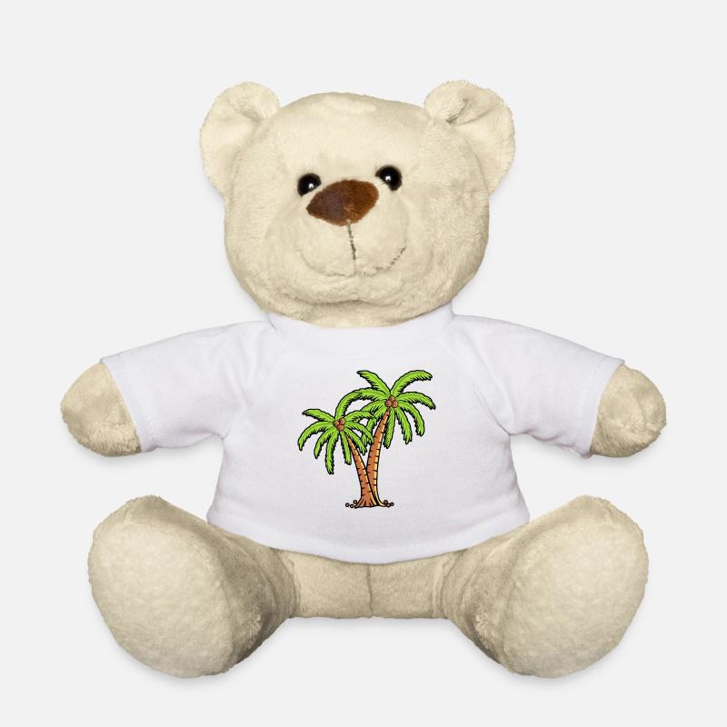 Palmen - Teddy - Weiß