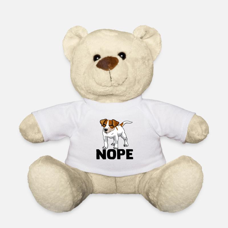 Jack Russell Russel - Teddy Bear - white
