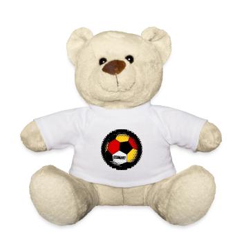Germany Flags Soccer Illustration - Teddy Bear - white - Front