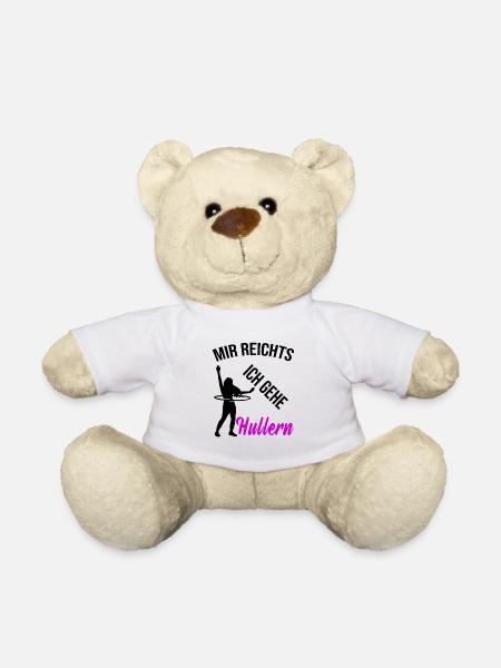 Hula Hullern Hoop Dance Geschenk - Teddy - Weiß
