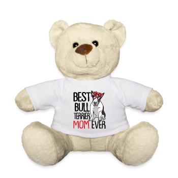 Bull terrier - Teddy Bear - white - Front