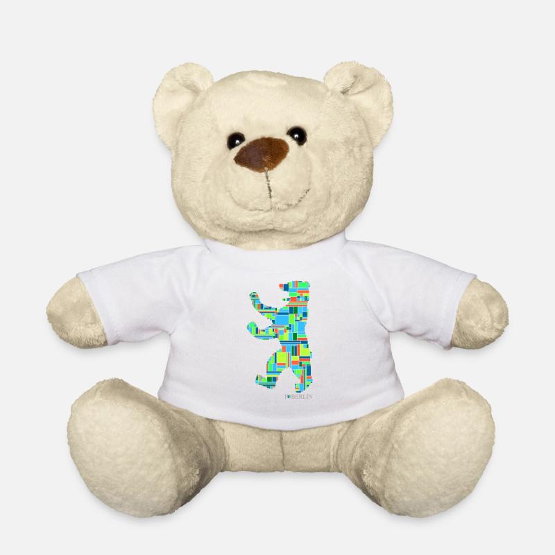 I Love Berlin - Berliner Bär Design - Berlin - Teddy - Weiß