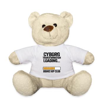 Hanche OP Opération Bonne guérison Hanches - Nounours - blanc - Devant
