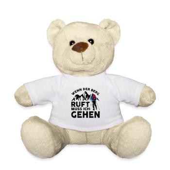 Wenn der Berg Ruft Muss Ich Gehen - Teddy - Weiß - Vorne