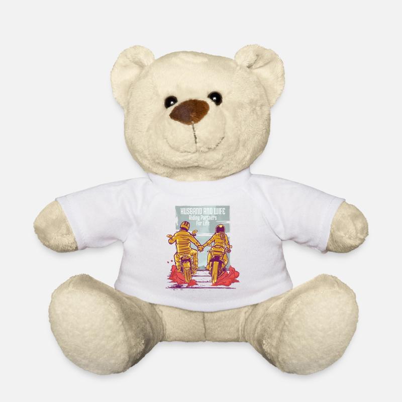 Ehemann & Ehefrau Reitpartner fürs Leben - Teddy - Weiß