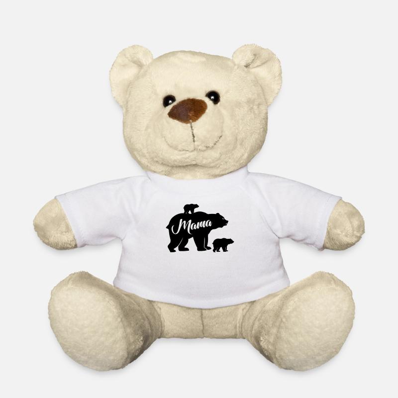 Mamabear Baby Bär Familien Mutter Bear Mama Bär - Teddy - Weiß
