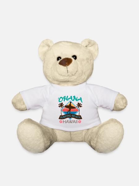 Ohana Surfen am Strand in Hawaii - Teddy - Weiß
