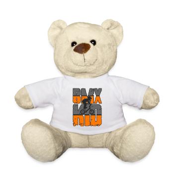 BMX Fahrrad Zubehör BMX Fahrer Rampe BMX downhill - Teddy - Weiß - Vorne