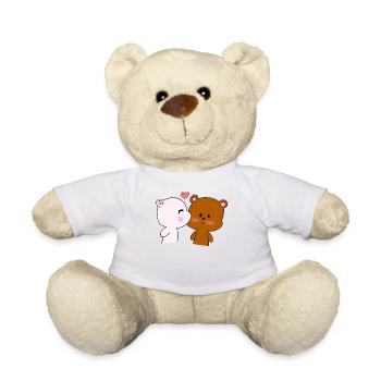 Bear Love - Bear - Best Friends - Partners - Teddy Bear - white - Front
