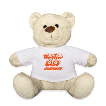 Psychische Gesundheit Shirt, Sie gute Sis, psychische Gesundheit - Teddy - Weiß - Vorne