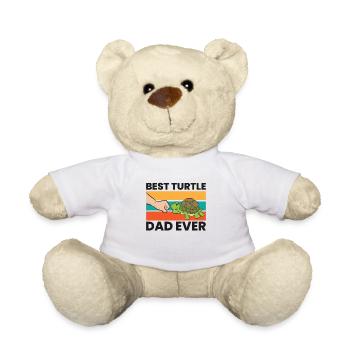 Best Turtle Dad Ever schildkröte Haustier - Teddy - Weiß - Vorne