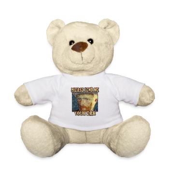 Van Gogh Meme Künstler - Teddy - Weiß - Vorne