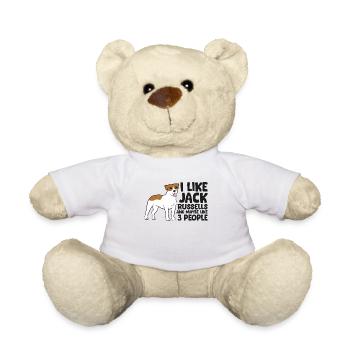 Ich mag Jack Russells und vielleicht wie 3 - Teddy - Weiß - Vorne