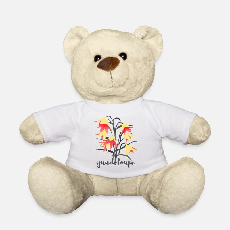 Fleur de Guadeloupe - Nounours - blanc