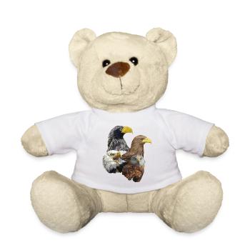 Oiseau de proie - Nounours - blanc - Devant