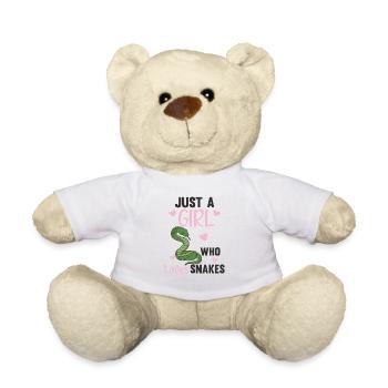 Une seule fille, Les serpents Aime Le Serpent Mignon - Nounours - blanc - Devant