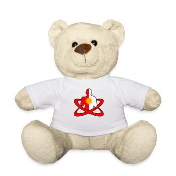 Boxhabdschuhe Ezidi Boxen Ezidxan Flagge - Teddy - Weiß - Vorne