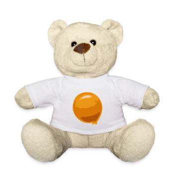 Fried Egg Costume Halloween Carnival Egg Yolk Yolk Yolk - Teddy Bear - white - Front