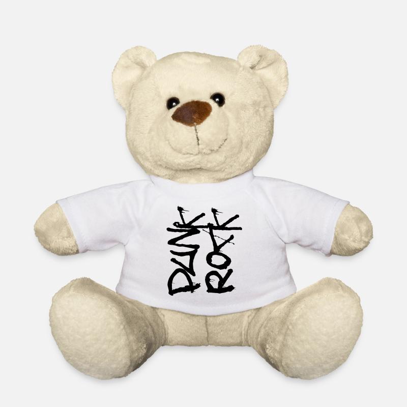 Rock punk - Nounours - blanc