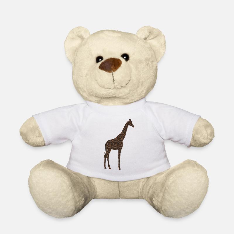 Giraffen Muster Giraffe - Teddy - Weiß