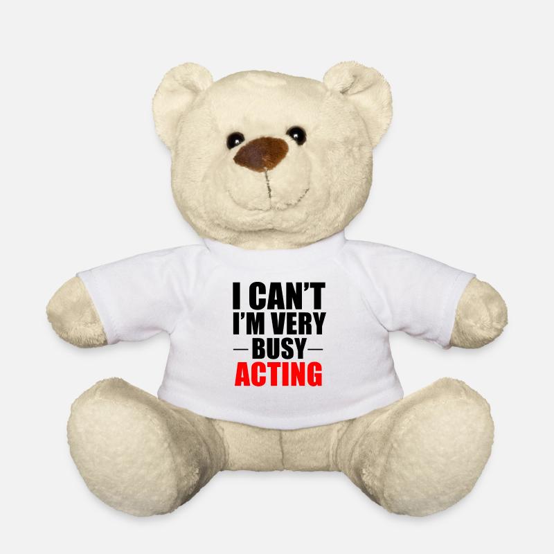 Actor Acting Student Acting Gift - Teddy Bear - white