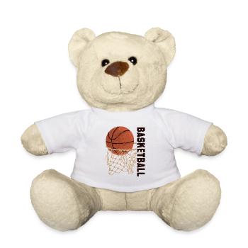 Basketball - Teddy Bear - white - Front
