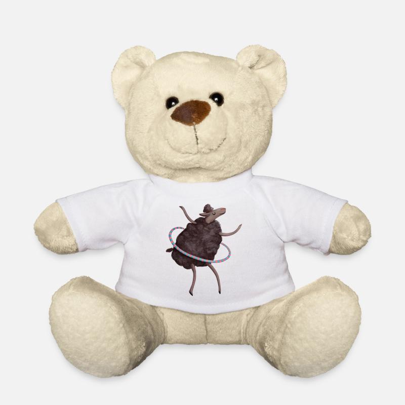 Mouton Hula hup - Nounours - blanc