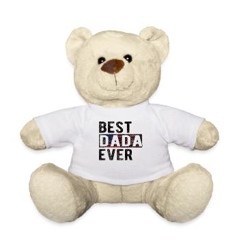 Bester Dada Opa Vatertag Dada Großvater Papa - Teddy - Weiß - Vorne