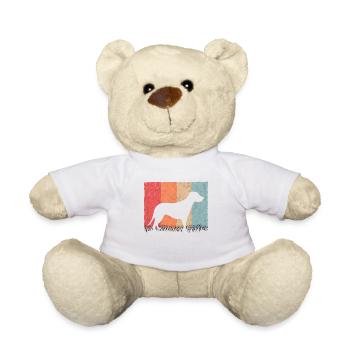 Brandlbracke Retro Bracke chien de chasse - Nounours - blanc - Devant