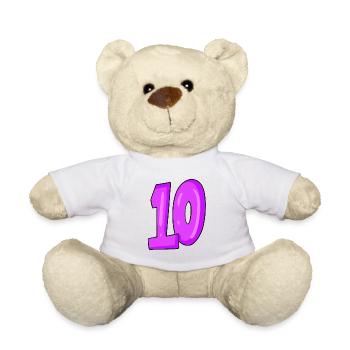 10 - Nounours - blanc - Devant