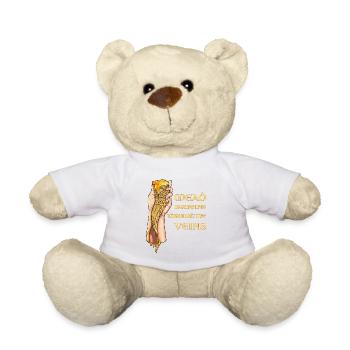 Mead is running through my veins - Met - Teddy - Weiß - Vorne