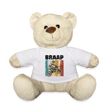 Motocross - Teddy - Weiß - Vorne