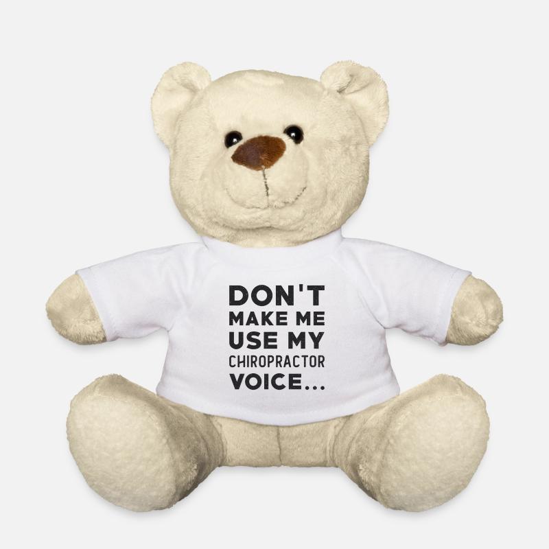 Chiropractique Chiropracteur Idée de cadeau cool - Nounours - blanc
