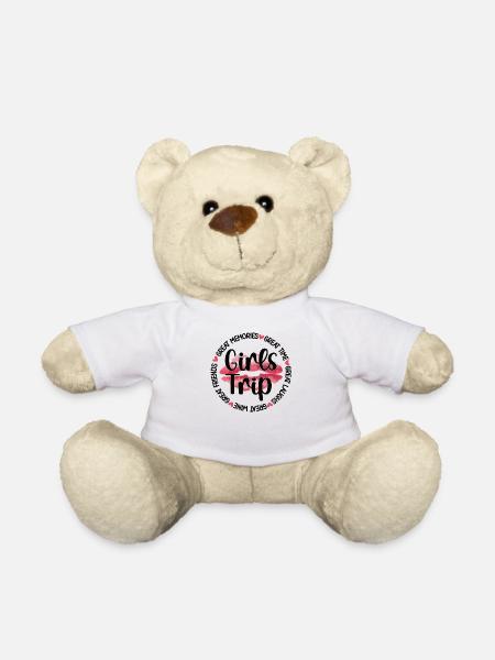 Mädelsurlaub Mädelstrip Urlaub Mädels-Wochenende - Teddy - Weiß