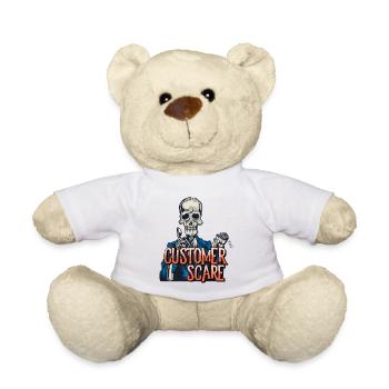 Customer Scare Care Zombie Telefon Halloween - Teddy - Weiß - Vorne