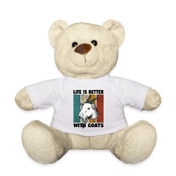 Chèvre - Nounours - blanc - Devant