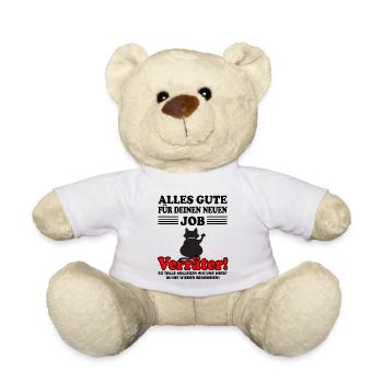 Alles Gute Verräter - Jobwechsel Abschiedsgeschenk - Teddy - Weiß - Vorne