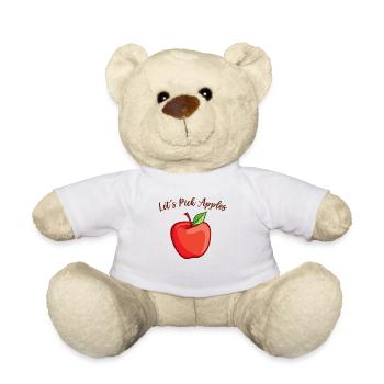 Let's Pick Apples Apple Harvest Fruits - Teddy Bear - white - Front