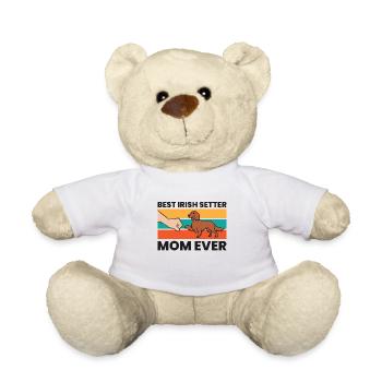 Best Irish Setter Mom Ever - Teddy Bear - white - Front
