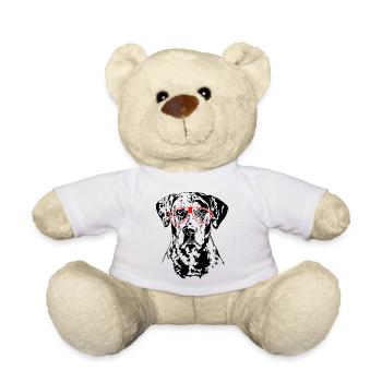 LOUISIANA CATAHOULA LEOPARD DOG Lunettes Wilsigns - Nounours - blanc - Devant