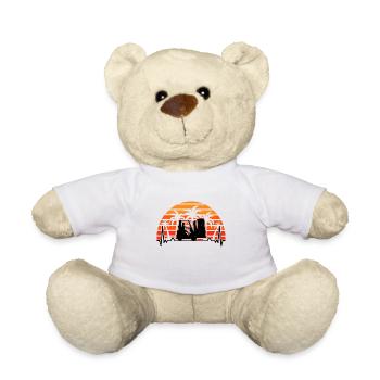 Forklift Driver Evolution Forklift Warehouseman - Teddy Bear - white - Front